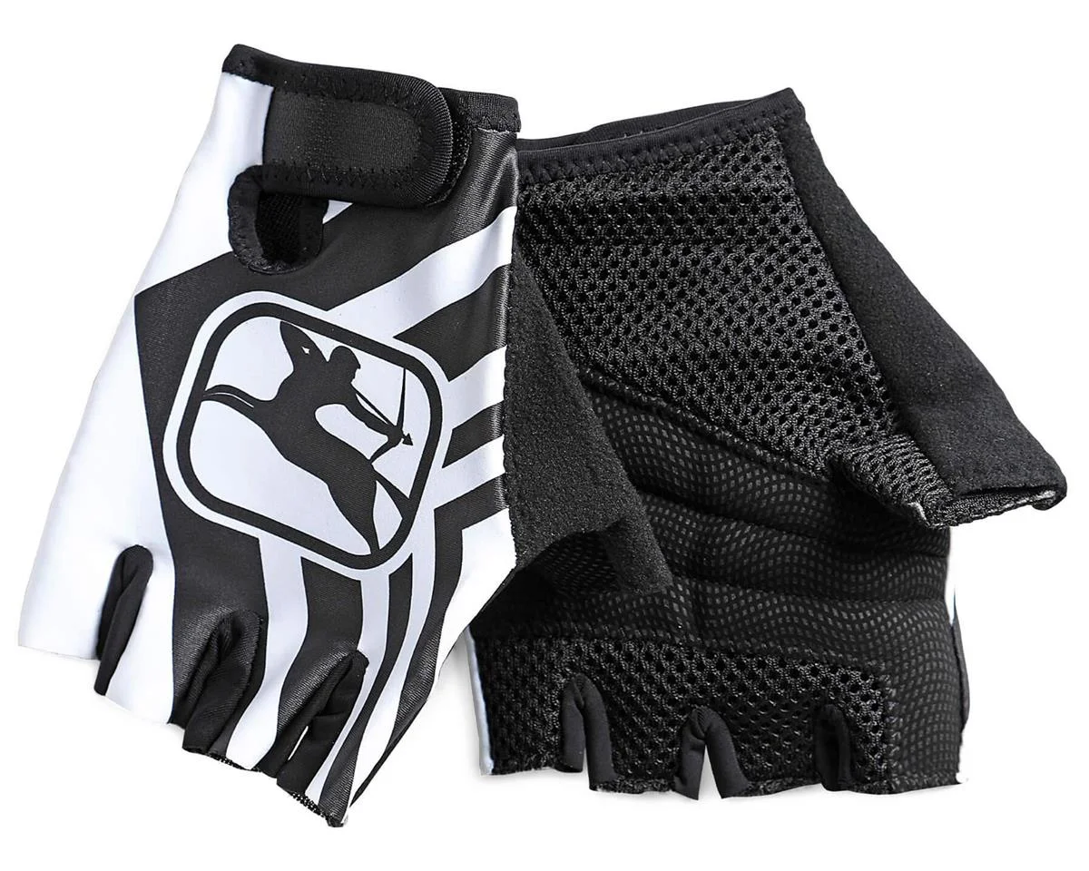 Giordana Moda Retro Short Finger Gloves (Logo) (S)